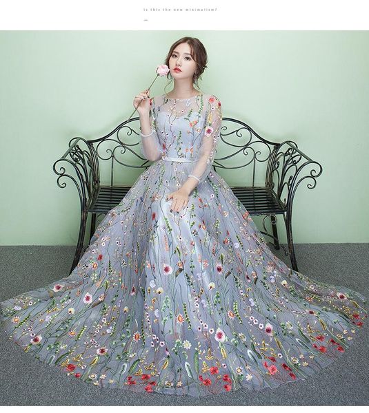dresses new women banquet dress elegant flower aline gowns ever pretty tulle party dresses noble robe de soiree oversize 3xl, Black;gray
dresses new women banquet dress elegant flower aline gowns ever pretty tulle party dresses noble robe de soiree oversize 3xl, Black;gray