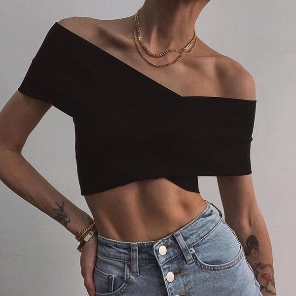 tanks 2022 fashion summer tank women's short sleeve vest solid color slim navel crossover vest female fitness clothes, Black;white
tanks 2022 fashion summer tank women's short sleeve vest solid color slim navel crossover vest female fitness clothes, Black;white