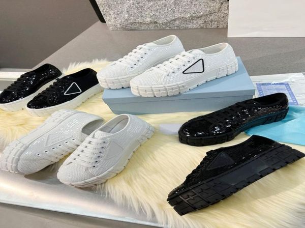 designer sandals double wheel sequin nylon gabardine sneakers women shoes triple thick bottom luxury outdoor trainers size 35404790175, Black
designer sandals double wheel sequin nylon gabardine sneakers women shoes triple thick bottom luxury outdoor trainers size 35404790175, Black