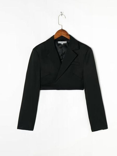 pants black blazer femme women fashion cross wrap buttons crop chic blazers bleizer femenino elegante, White
pants black blazer femme women fashion cross wrap buttons crop chic blazers bleizer femenino elegante, White