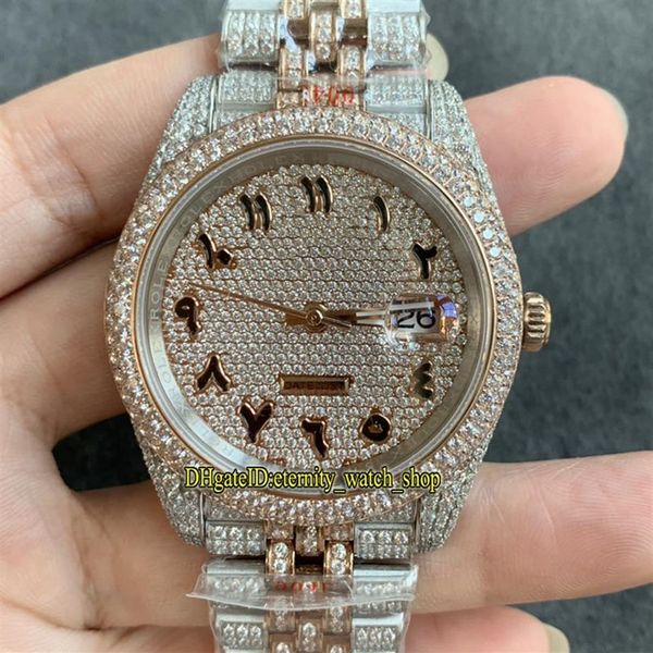 rff v4 latest 126334 126331 116244 a2824 automatic mens watch arab diamonds dial iced out diamond two tone case 904l five-row chai314p, Slivery;brown
rff v4 latest 126334 126331 116244 a2824 automatic mens watch arab diamonds dial iced out diamond two tone case 904l five-row chai314p, Slivery;brown