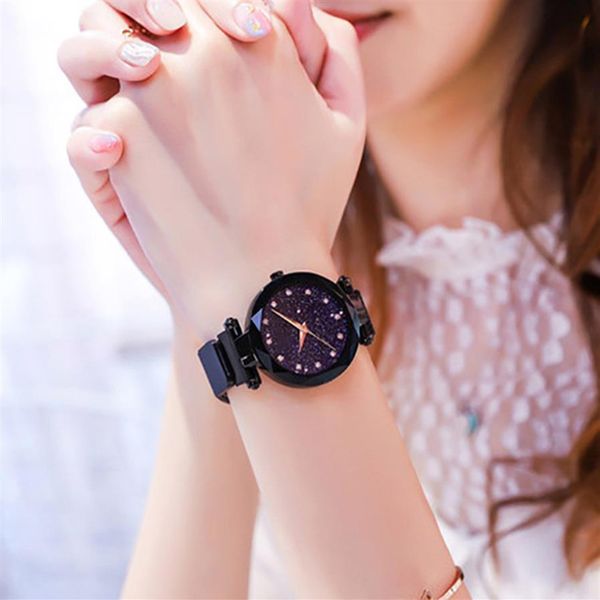 women watch simple style stainless steel magnet mesh belt watches starry sky luxury fashion diamond quartz watches reloj mujer325h, Slivery;brown
women watch simple style stainless steel magnet mesh belt watches starry sky luxury fashion diamond quartz watches reloj mujer325h, Slivery;brown