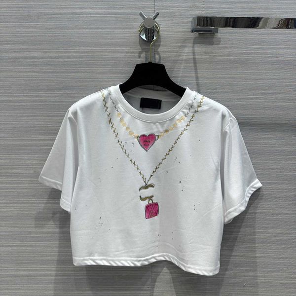 23ss womens t-shirt womens designer clothing tee round neck pure cotton short style necklace logo printing short sleeve t shirt womens cloth, White
23ss womens t-shirt womens designer clothing tee round neck pure cotton short style necklace logo printing short sleeve t shirt womens cloth, White