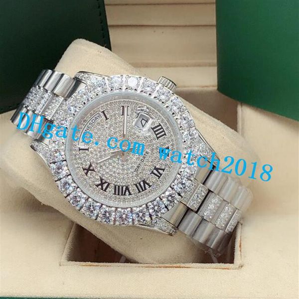 luxury watch mens ii 43mm 228349 116300 full iced full vs bigger diamond watch automatic fashion men's watches wristwatch238a, Slivery;brown
luxury watch mens ii 43mm 228349 116300 full iced full vs bigger diamond watch automatic fashion men's watches wristwatch238a, Slivery;brown