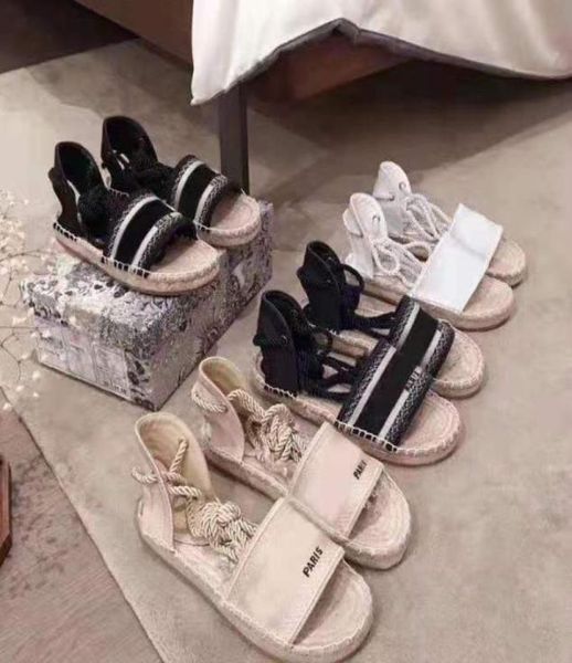 2021 summer flat casual sandal fashion luxury embroidered lettered fisherman shoes leather women shoes hop rope straw weaving sand5019504, Black
2021 summer flat casual sandal fashion luxury embroidered lettered fisherman shoes leather women shoes hop rope straw weaving sand5019504, Black