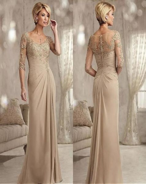 elegant long mother of the bride dresses with sleeves v neck fulll length chiffon wedding guest dress lace groom mom party go2321097, Black;red
elegant long mother of the bride dresses with sleeves v neck fulll length chiffon wedding guest dress lace groom mom party go2321097, Black;red