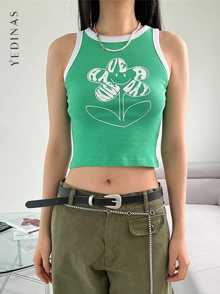 tanks yedinas streetwear print floral tank women sleeveless korean fashion 2022 summer ladies crop cropped feminino e girl, Black;white
tanks yedinas streetwear print floral tank women sleeveless korean fashion 2022 summer ladies crop cropped feminino e girl, Black;white