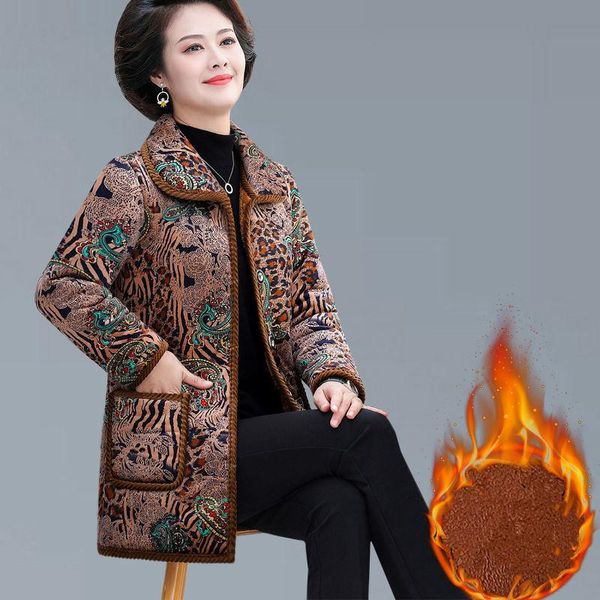 leather fdfklak winter coat plus velvet thick middleaged elderly grandma parkas warm plaid cottonpadded jacket for women xl6xl, Black
leather fdfklak winter coat plus velvet thick middleaged elderly grandma parkas warm plaid cottonpadded jacket for women xl6xl, Black