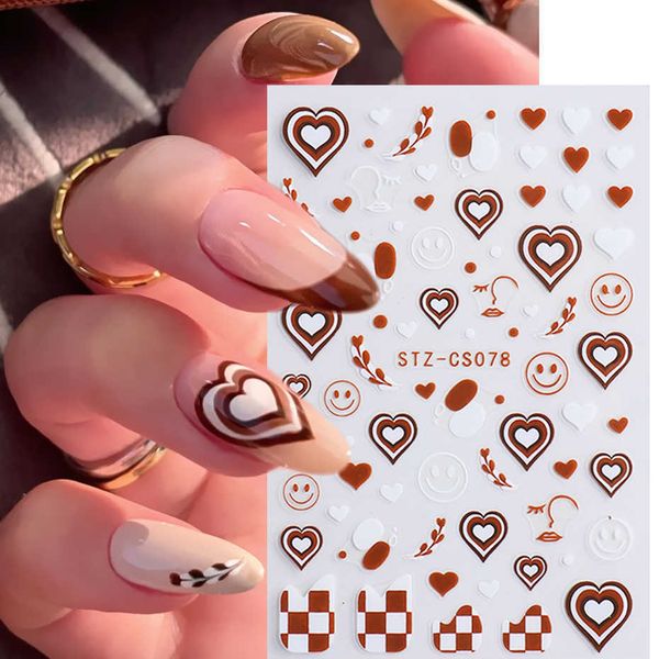 stickers decals coffee pull flower heart nail stickers brown abstract face smile leaf checkerboard slider french tips 3d manicure nlstzcs078, Black
stickers decals coffee pull flower heart nail stickers brown abstract face smile leaf checkerboard slider french tips 3d manicure nlstzcs078, Black