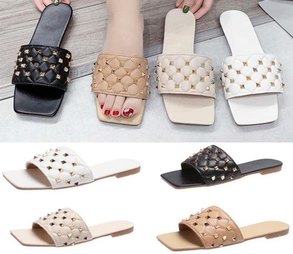 2021 women sandals slides style rivet square head slipper summer beach slippers outdoor flip flops 35435142680, Black
2021 women sandals slides style rivet square head slipper summer beach slippers outdoor flip flops 35435142680, Black