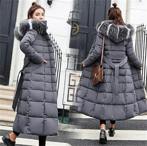 leather 2021 women's winter new style big fur collar long overtheknee thick coat korean style slim down padded jacket h600, Black
leather 2021 women's winter new style big fur collar long overtheknee thick coat korean style slim down padded jacket h600, Black