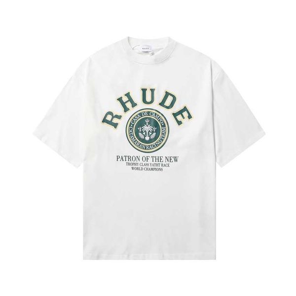 rhude fashion loose teenage couple casual double yarn short sleeve t-shirt underlay, White;black
rhude fashion loose teenage couple casual double yarn short sleeve t-shirt underlay, White;black