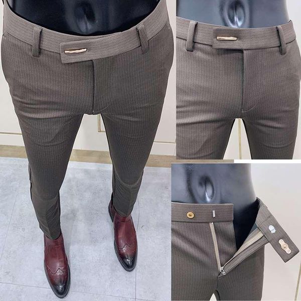 pants fashion striped suit pant 2022 men elegant slim fit tightankle trousers pants men office party business slim fit dress trousers, Black
pants fashion striped suit pant 2022 men elegant slim fit tightankle trousers pants men office party business slim fit dress trousers, Black