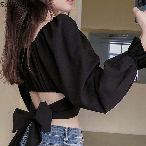 women's blouses shirts women blouses solid designer slim crop bandage square collar korean style trendy temperament females shirts summ, White
women's blouses shirts women blouses solid designer slim crop bandage square collar korean style trendy temperament females shirts summ, White