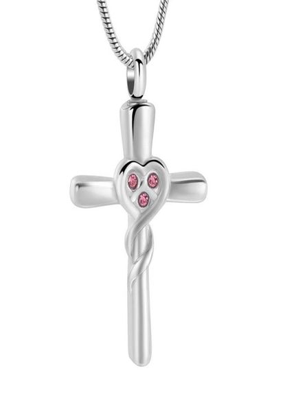 ijd12237 12237 little blue color crystals inlay heart wrapped cross cremation urn necklace for women men memorial jewelry with ash2027727, Silver
ijd12237 12237 little blue color crystals inlay heart wrapped cross cremation urn necklace for women men memorial jewelry with ash2027727, Silver