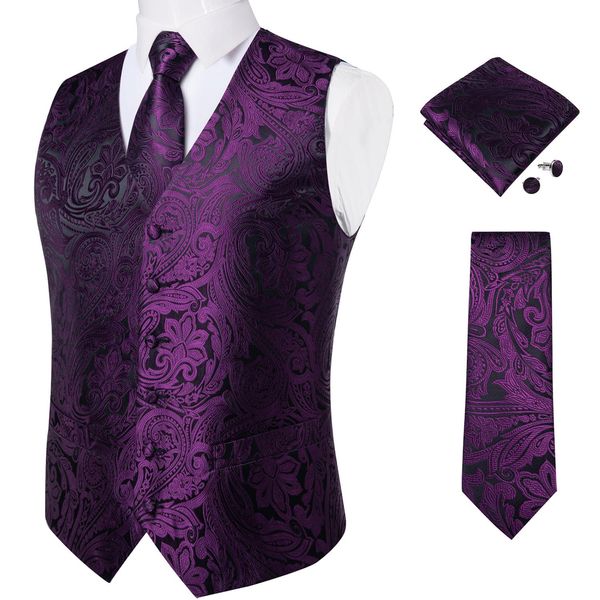 blazers men's suit vest neck tie set wedding dress paisley silk waistcoat men clothing gilet homme sleeveless formal business jacket, White;black
blazers men's suit vest neck tie set wedding dress paisley silk waistcoat men clothing gilet homme sleeveless formal business jacket, White;black