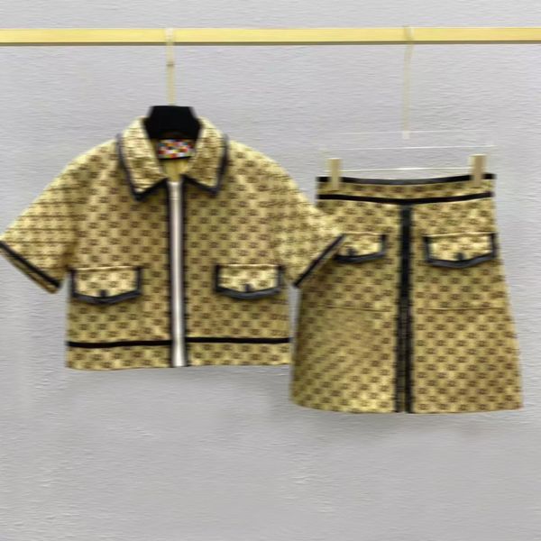 women's two piece dress designer suit skirt classic double-letter print tracksuits fashion summer cool girls streetwear two-piece set, White
women's two piece dress designer suit skirt classic double-letter print tracksuits fashion summer cool girls streetwear two-piece set, White