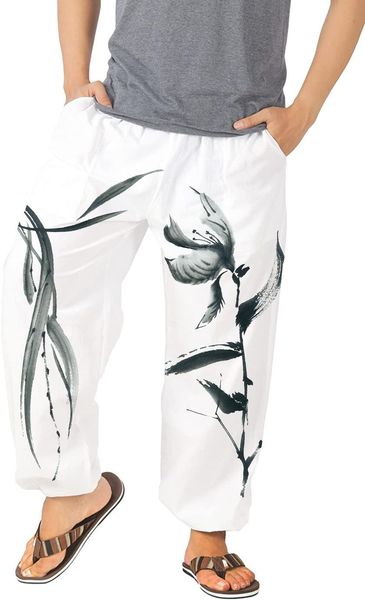 pants men's african print harem baggy genie boho pants casual cotton yoga drop crotch joggers sweatpants hip hop traditional trousers, Black
pants men's african print harem baggy genie boho pants casual cotton yoga drop crotch joggers sweatpants hip hop traditional trousers, Black