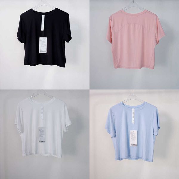 lu11 women's yoga sports modal short sleeve action always crop loose t-shirt crew neck fitness sportwear
lu11 women's yoga sports modal short sleeve action always crop loose t-shirt crew neck fitness sportwear