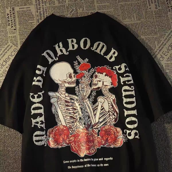 women s t shirt women skeleton printing short sleeve t shirt man summer hip hop tee streetwear lady clothes loose shirt vintage oversized 23, White
women s t shirt women skeleton printing short sleeve t shirt man summer hip hop tee streetwear lady clothes loose shirt vintage oversized 23, White