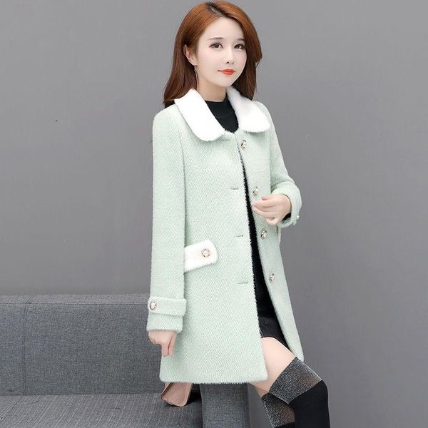 fur winter coat for women woolen coats midlong new imitation mink popular woolen vercoat large sizethicken women clothing utwear, Black
fur winter coat for women woolen coats midlong new imitation mink popular woolen vercoat large sizethicken women clothing utwear, Black
