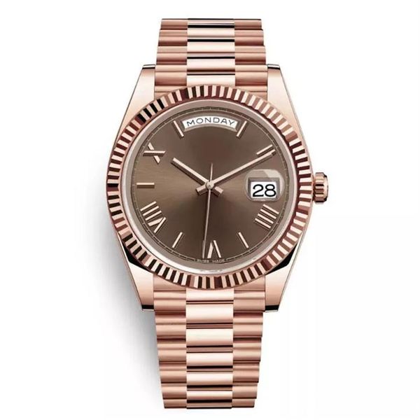 daydate yellow rose gold watch mens women luxury watch day-date president automatic designer watches mechanical roma dial wristwat247i, Slivery;brown
daydate yellow rose gold watch mens women luxury watch day-date president automatic designer watches mechanical roma dial wristwat247i, Slivery;brown
