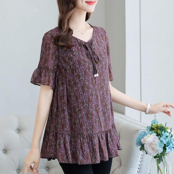t-shirt women summer style chiffon blouses shirts lady casual short sleeve oneck loose style plus size blusas, White
t-shirt women summer style chiffon blouses shirts lady casual short sleeve oneck loose style plus size blusas, White