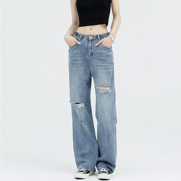 jeans blue vintage ripped jeans fashion high waist straight mopping pants street lazy wind baggy thin wide leg denim trouser summer
jeans blue vintage ripped jeans fashion high waist straight mopping pants street lazy wind baggy thin wide leg denim trouser summer
