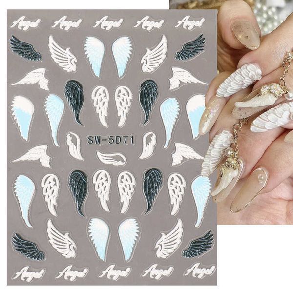 stickers decals 5d angel wings reliefs nail stickers cherub cupid rose valentine design sliders embossed nail art decoration decals tips sas, Black
stickers decals 5d angel wings reliefs nail stickers cherub cupid rose valentine design sliders embossed nail art decoration decals tips sas, Black