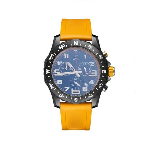 design black case man watch 1884 rubber strap vk quartz movement military wrist watches mutilfuctional chronograph big dial sport 257p, Slivery;brown
design black case man watch 1884 rubber strap vk quartz movement military wrist watches mutilfuctional chronograph big dial sport 257p, Slivery;brown