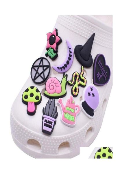 shoe parts accessories whole witch magic moon croc charms pvc for clog shoes decoration drop delivery dhgak6644912, White;pink
shoe parts accessories whole witch magic moon croc charms pvc for clog shoes decoration drop delivery dhgak6644912, White;pink