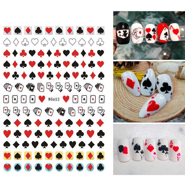 stickers decals 3d poker design nail art stickers playing cards nail adhesive decorations spades red hearts nail decals cute nail designs j2, Black
stickers decals 3d poker design nail art stickers playing cards nail adhesive decorations spades red hearts nail decals cute nail designs j2, Black