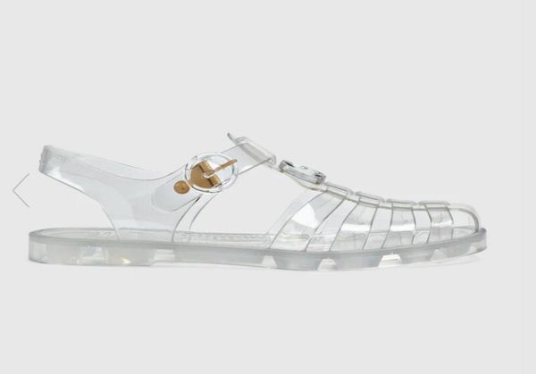jelly sandals fashion designer transparent slippers for women men flat slides rubber sole flip flops9962012, Black
jelly sandals fashion designer transparent slippers for women men flat slides rubber sole flip flops9962012, Black