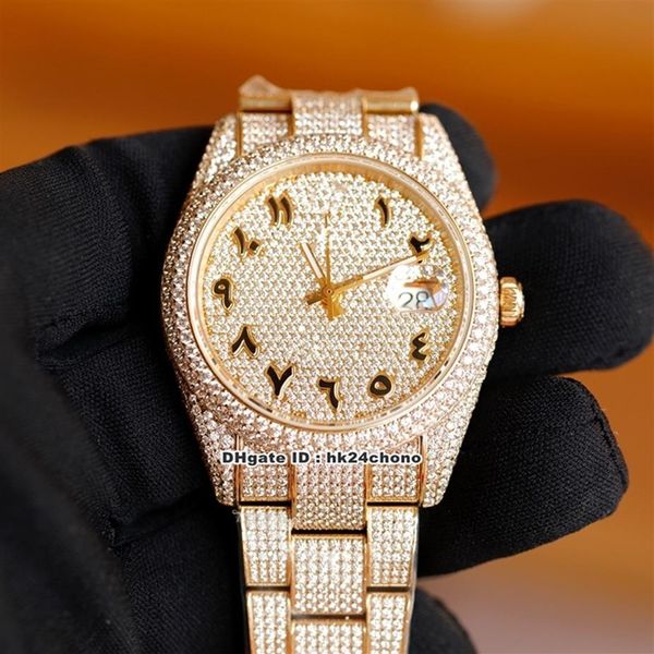 3 style 41mm date all diamonds eta2824 automatic mens watch 126300 126301 126303 diamond arabic dial diamond 18k gold bracelet gen267k, Slivery;brown
3 style 41mm date all diamonds eta2824 automatic mens watch 126300 126301 126303 diamond arabic dial diamond 18k gold bracelet gen267k, Slivery;brown