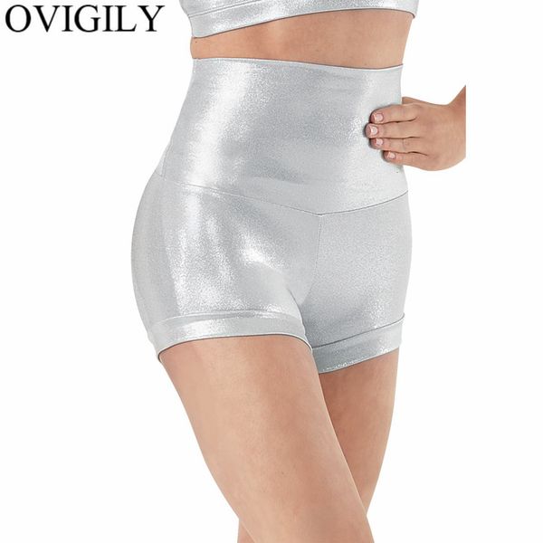 women's shorts ovigily women silver high waist dance shorts metallic gold gymnastics shorts workout shorts girls stage performance bott, White;black
women's shorts ovigily women silver high waist dance shorts metallic gold gymnastics shorts workout shorts girls stage performance bott, White;black