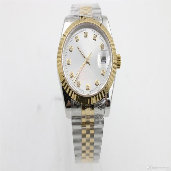2019 watches men watch 36mm white face stainless steel strap watch 224h, Slivery;brown
2019 watches men watch 36mm white face stainless steel strap watch 224h, Slivery;brown