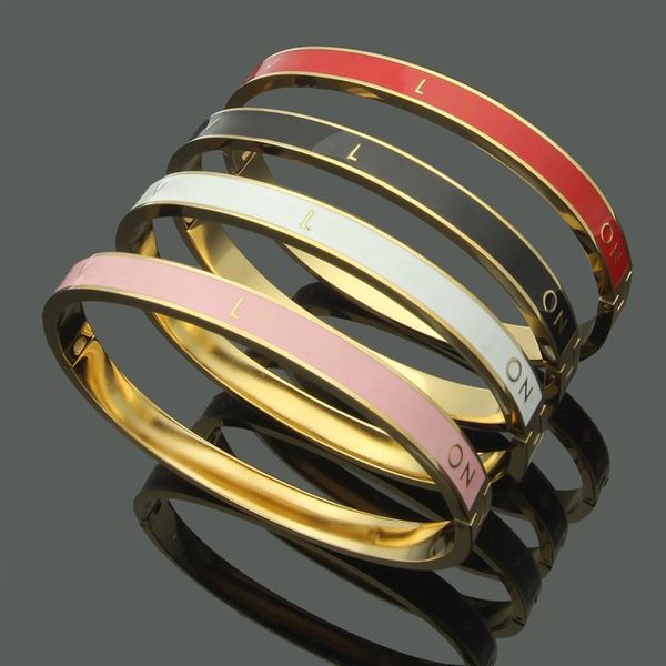 designer jewelry women bracelet black white flower bangles stainless steel bracelets silver rose gold hand strap correct logo stam283s
designer jewelry women bracelet black white flower bangles stainless steel bracelets silver rose gold hand strap correct logo stam283s