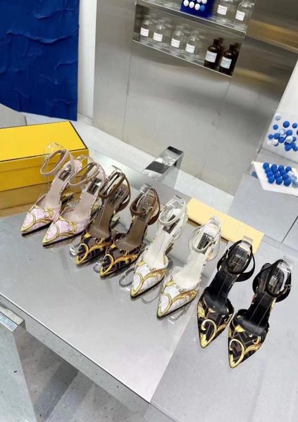 2022 designer womens sandals high heeled shoes pointed toesl summer footwear fashion 10cm heel front back strap genuine leather si4734873, Black
2022 designer womens sandals high heeled shoes pointed toesl summer footwear fashion 10cm heel front back strap genuine leather si4734873, Black