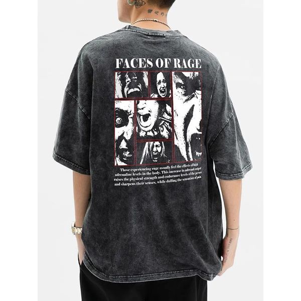 t-shirt shriek acid wash t shirt 2022 summer vintage high street faces of rage double pattern oversize mens graphic tshirts, White
t-shirt shriek acid wash t shirt 2022 summer vintage high street faces of rage double pattern oversize mens graphic tshirts, White