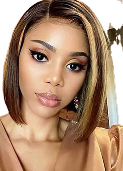 short highlight bob wig human hair ombre colored brown lace front human hair wigs for women 13x4 bone straight lace frontal wig, Black;brown
short highlight bob wig human hair ombre colored brown lace front human hair wigs for women 13x4 bone straight lace frontal wig, Black;brown