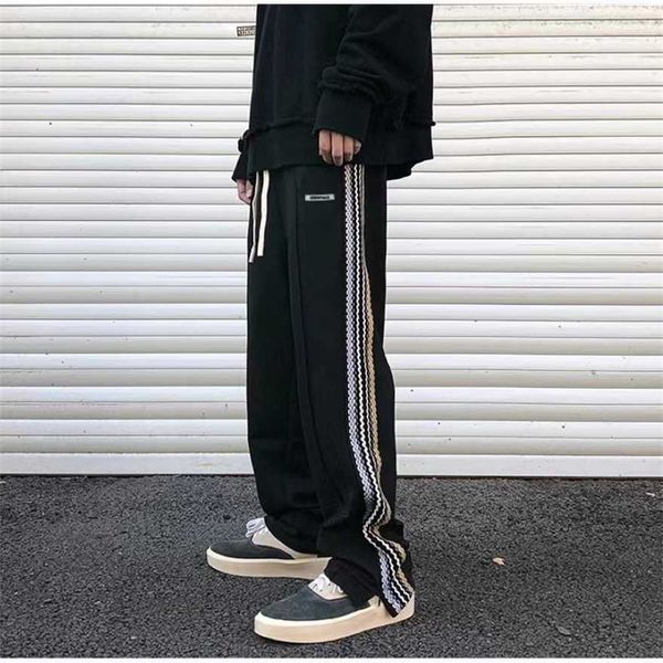 34% off fog double thread essentials geometric ribbon drawcord street fashion ins straight leg guard pants, White;black
34% off fog double thread essentials geometric ribbon drawcord street fashion ins straight leg guard pants, White;black