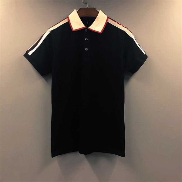30% off european american fashion flowing stripe letter loose short sleeve lapel t-shirt polo shirt for men and women lovers in summer, White;black
30% off european american fashion flowing stripe letter loose short sleeve lapel t-shirt polo shirt for men and women lovers in summer, White;black
