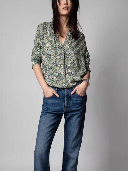 shirts prairie chic women floral printed bloues vneck loose 2022 spring summer female casual shirts, White
shirts prairie chic women floral printed bloues vneck loose 2022 spring summer female casual shirts, White