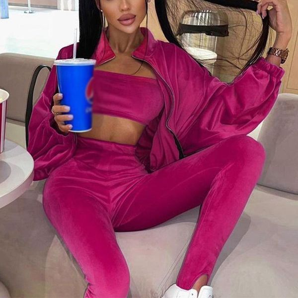 pants winter three piece sets women tracksuit oversized suit 2022 autumn trouser set female sweatshirt solid sports velvet sportswear, White
pants winter three piece sets women tracksuit oversized suit 2022 autumn trouser set female sweatshirt solid sports velvet sportswear, White