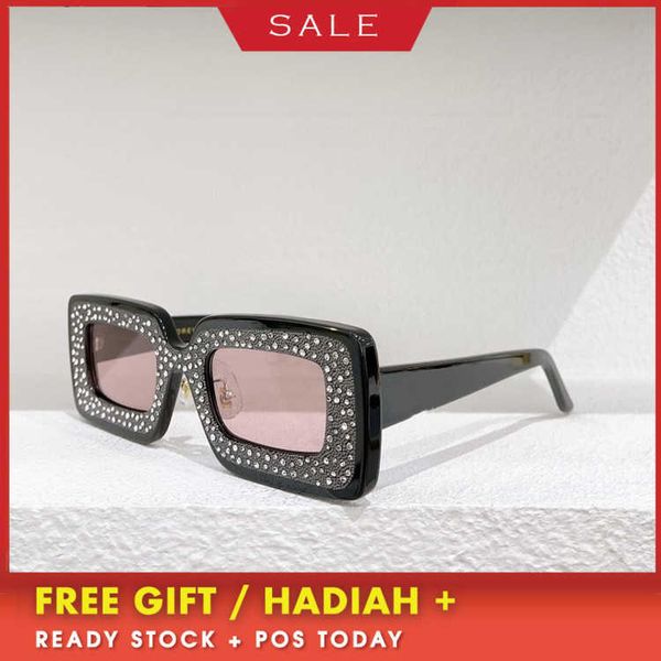 luxury designer vintage brand sunglasses uv400 women family g's new style personality fashion square diamond stars same gg0974s, White;black
luxury designer vintage brand sunglasses uv400 women family g's new style personality fashion square diamond stars same gg0974s, White;black