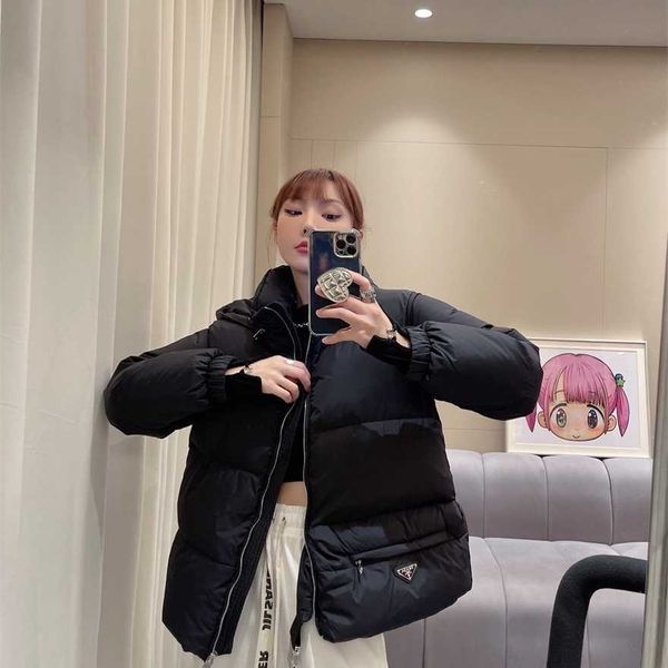 34% off autumn/winter new classic triangle misplaced waist button fashion versatile fill full bread short cotton coat, Black
34% off autumn/winter new classic triangle misplaced waist button fashion versatile fill full bread short cotton coat, Black
