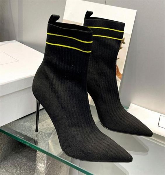 fashion womens skye boots sock shoes roni woman knit leather designer high heel boot 30u38802176, Black
fashion womens skye boots sock shoes roni woman knit leather designer high heel boot 30u38802176, Black