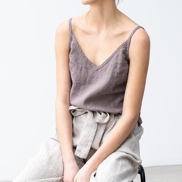 t-shirt johnature new cotton linen women spaghetti strap vest 2022 summer vintage loose all match simple 5 colors female, White
t-shirt johnature new cotton linen women spaghetti strap vest 2022 summer vintage loose all match simple 5 colors female, White