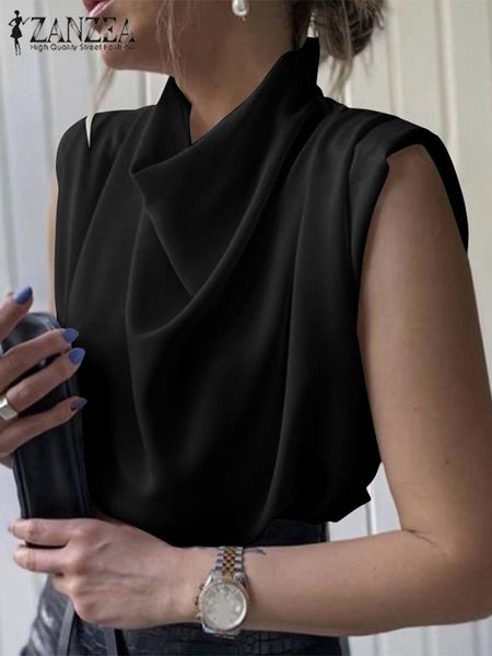 tanks 2022 summer elegant tanks women solid camis zanzea fashion sleeveless casual office lady tees oversized white clothes tunic, Black;white
tanks 2022 summer elegant tanks women solid camis zanzea fashion sleeveless casual office lady tees oversized white clothes tunic, Black;white