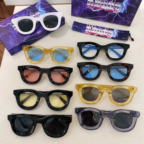 american fashion brand rhude101 sunglasses ins super fire personalized men's and women's premium goods, White;black
american fashion brand rhude101 sunglasses ins super fire personalized men's and women's premium goods, White;black